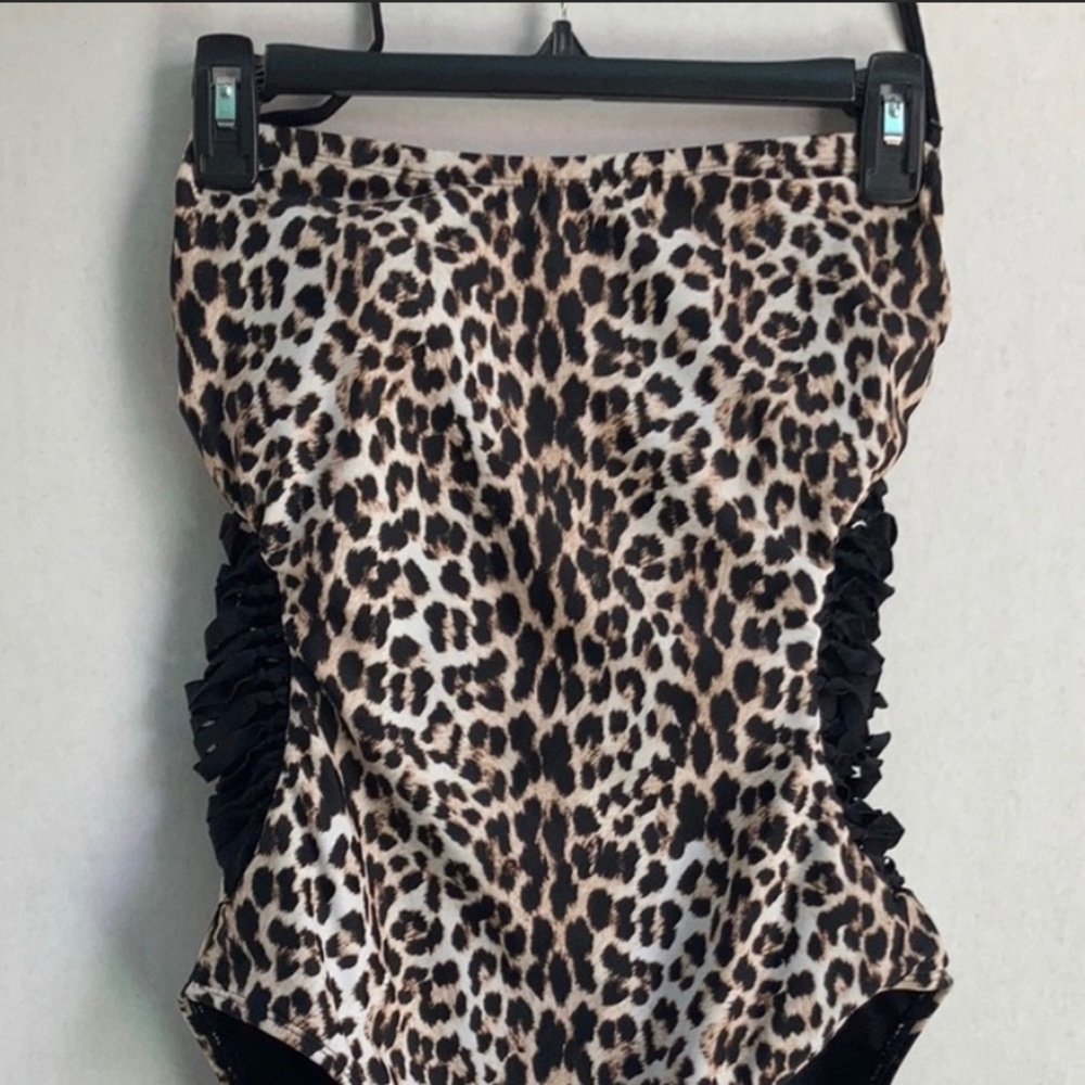 Attention One Piece Halter Swimsuit medium